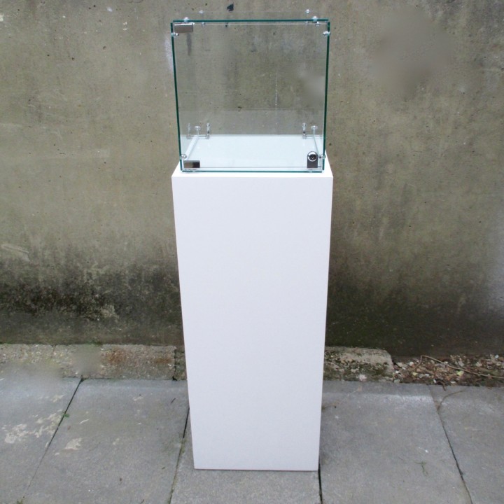SALE Glass Display Case 35cm locking