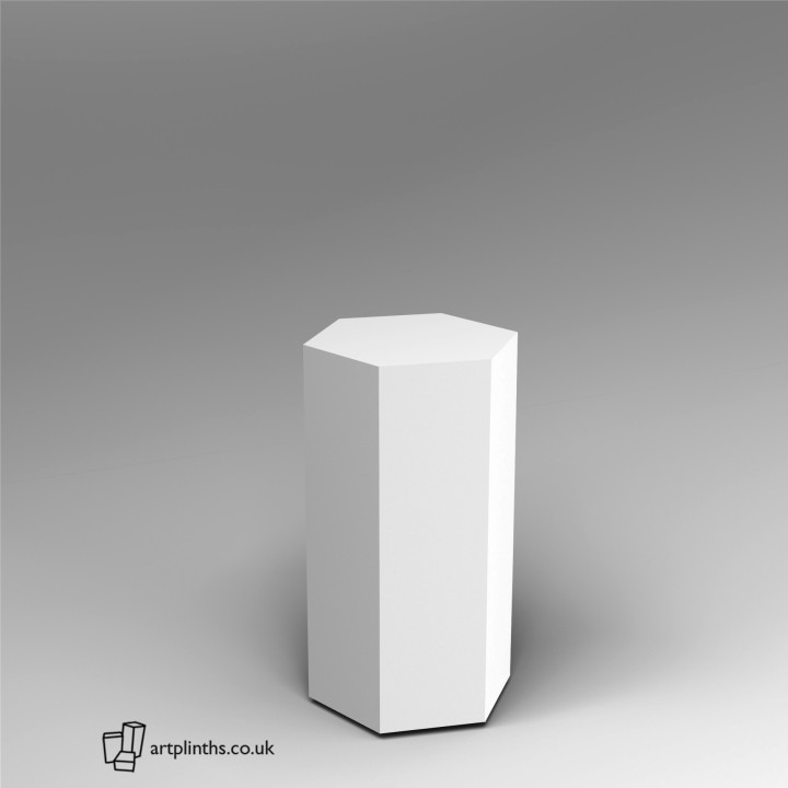Hexagon Plinth 80H x 40W cm SALE