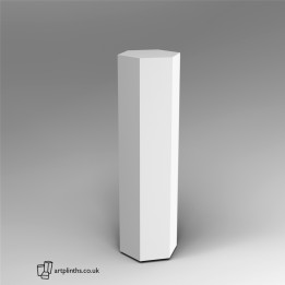 Hexagon Plinth 120H x 30W cm SALE
