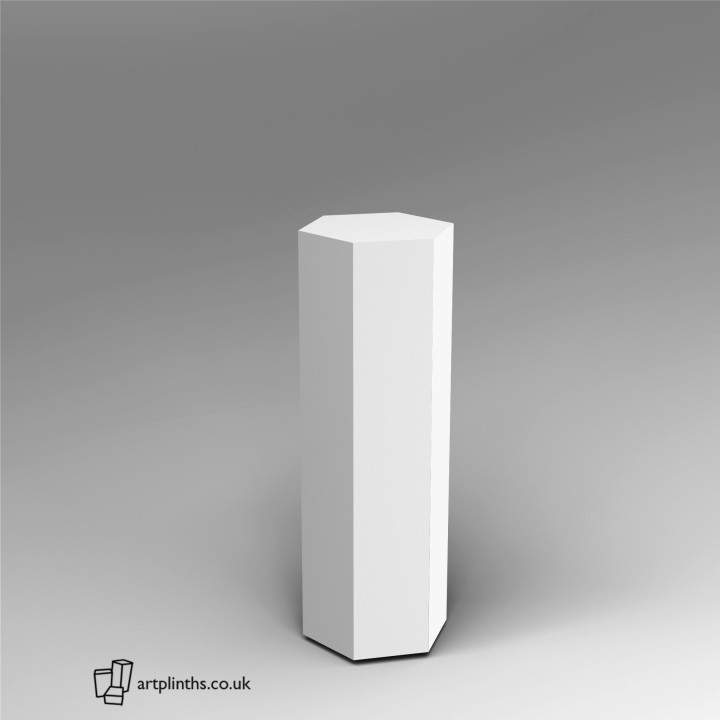 Hexagon Plinth 100H x 30W cm SALE