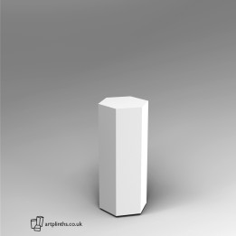 Hexagon Plinth 80H x 30W cm SALE
