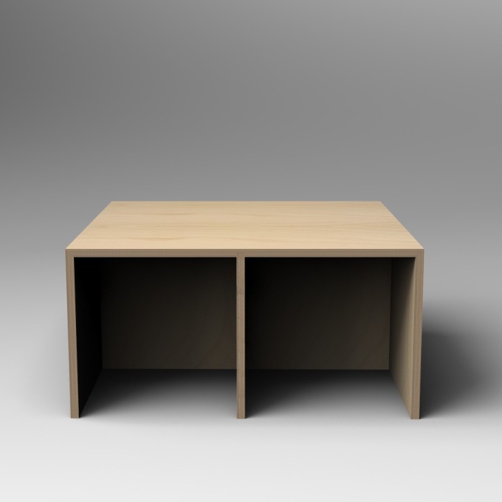 Gallery Bench 4 | Birch Ply | 4 Seater