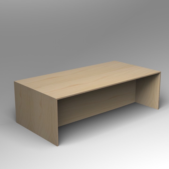 Gallery Table | Birch Ply | Minimal