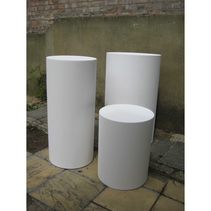 90H x 60Dcm cylinder plinth