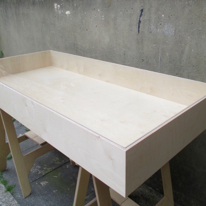 Vitrine | Birch Ply | Trestles 