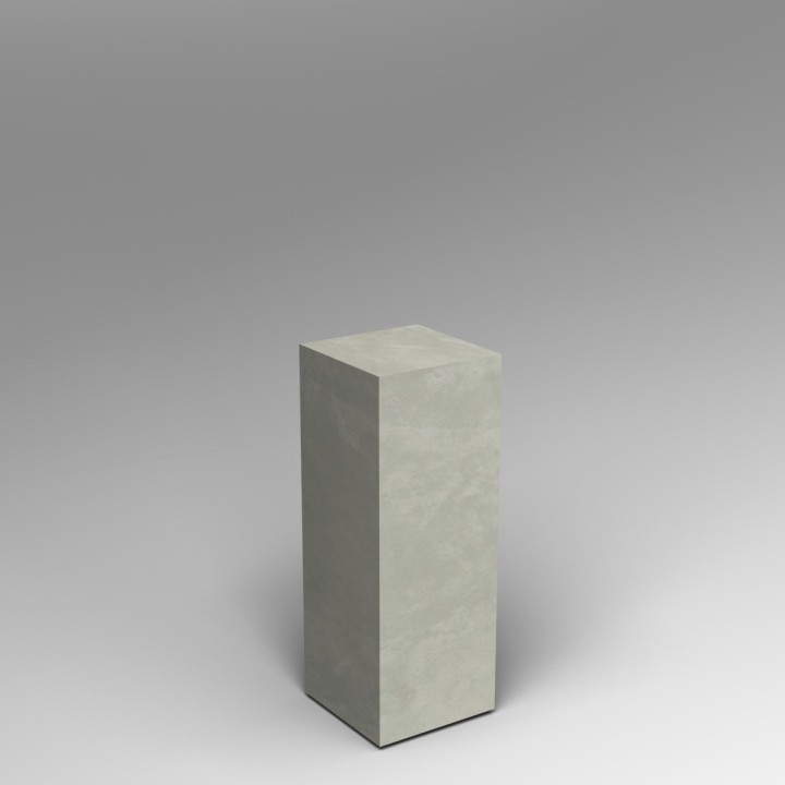 Concrete effect plinth 80H x 30W x 30D cm SALE