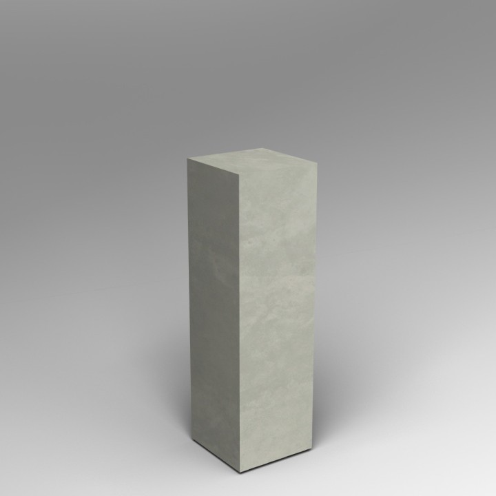 Concrete effect  plinth 100H x 30W x 30D cm SALE
