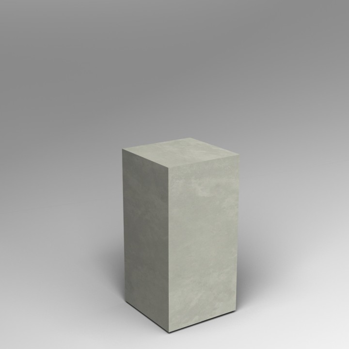 concrete finish plinth 80H x 40W x 40D cm SALE