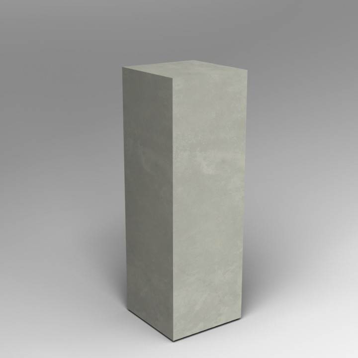 Concrete finish plinth 120H x 40W x 40D cm SALE