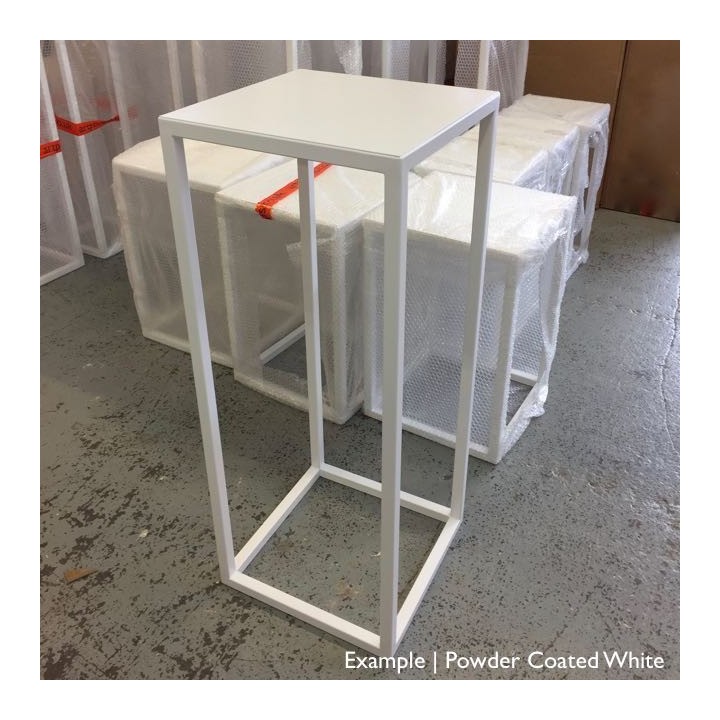 Steel frame plinth 80H x 40W x 40W cm