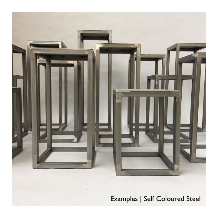 Steel frame plinth 80H x 40W x 40W cm