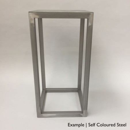 Steel frame plinth 130H x 30W x 30W cm