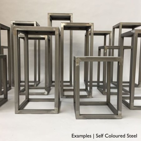 Steel frame plinth 80H x 30W x 30W cm