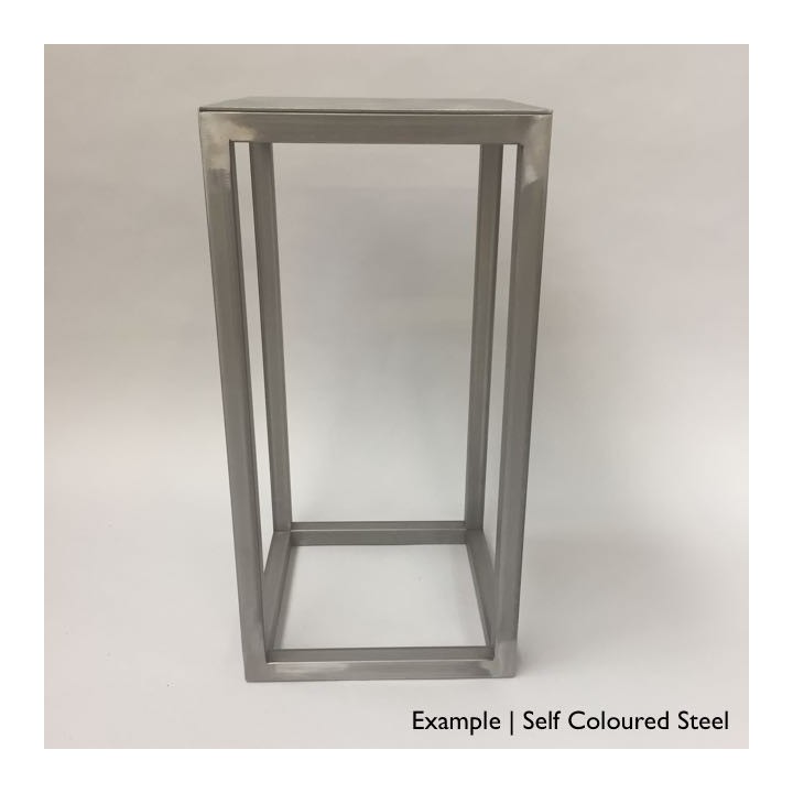Steel frame plinth 80H x 30W x 30W cm