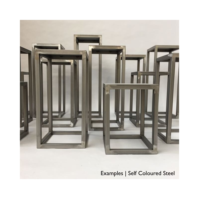 Steel frame plinth 30H x 100W x 100W cm