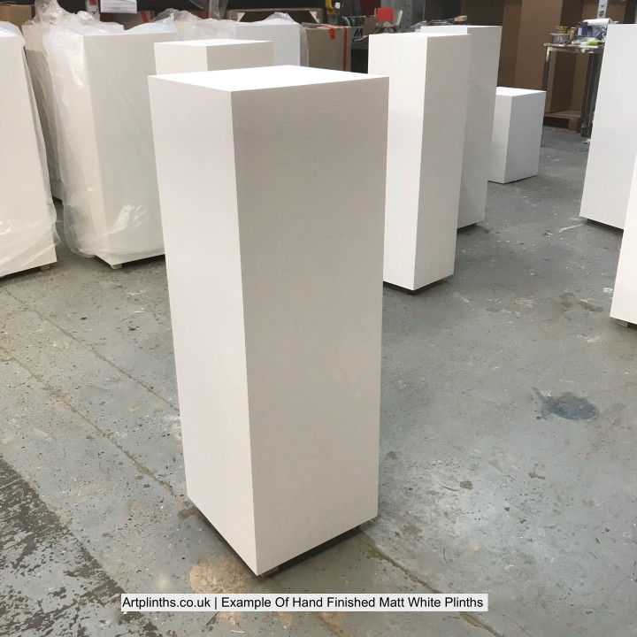 Painted display plinth 80H x 40WD cm. Events and exhibition pedestal