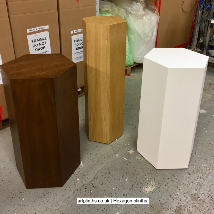 artplinths.co.uk |  Hexagon plinths