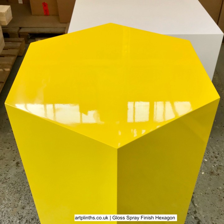 hexagon pedestal by artplinths
