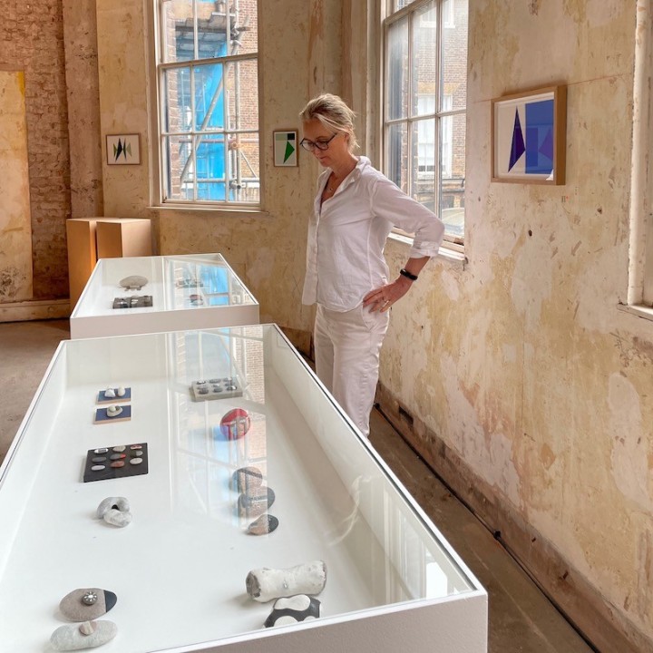 Artplinths hire vitrines on show for London design week