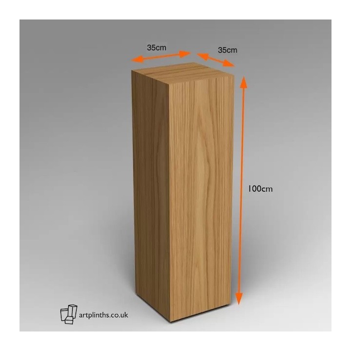 Oak plinth Hire | Pedestal rental | Hardwood Plinth London Loan
