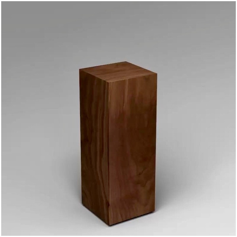 American black walnut 100H x 35W 35D cm  Plinth hire London