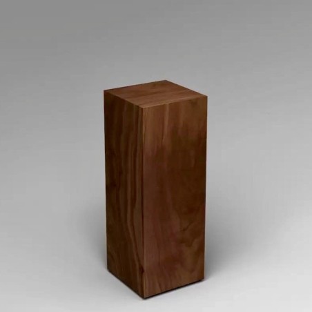 American black walnut 100H x 35W 35D cm  Plinth hire London