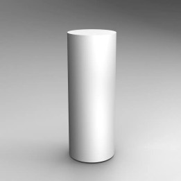 Round plinth to hire 120H x 45D cm London