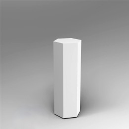 Hexagon Plinth 100H x 30 WD cm artplinths london plinth