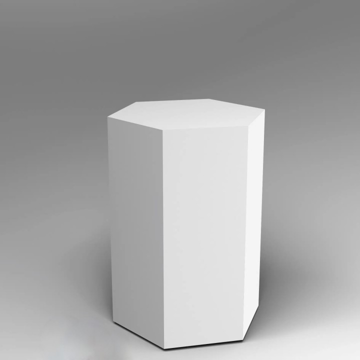 Hexagon Plinth pedestal London