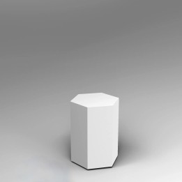 hexagon plinth artplinths london