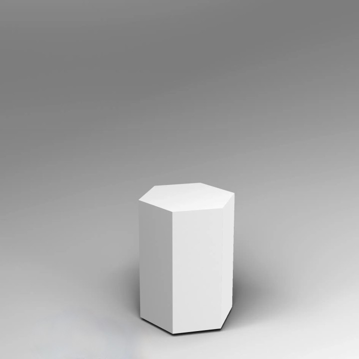 hexagon plinth artplinths london