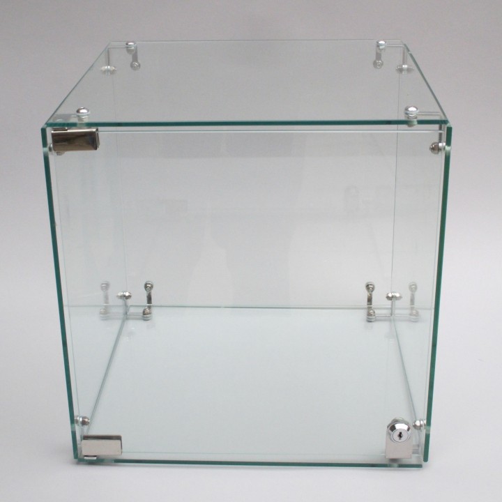 Hire Glass Display Case 35cm locking