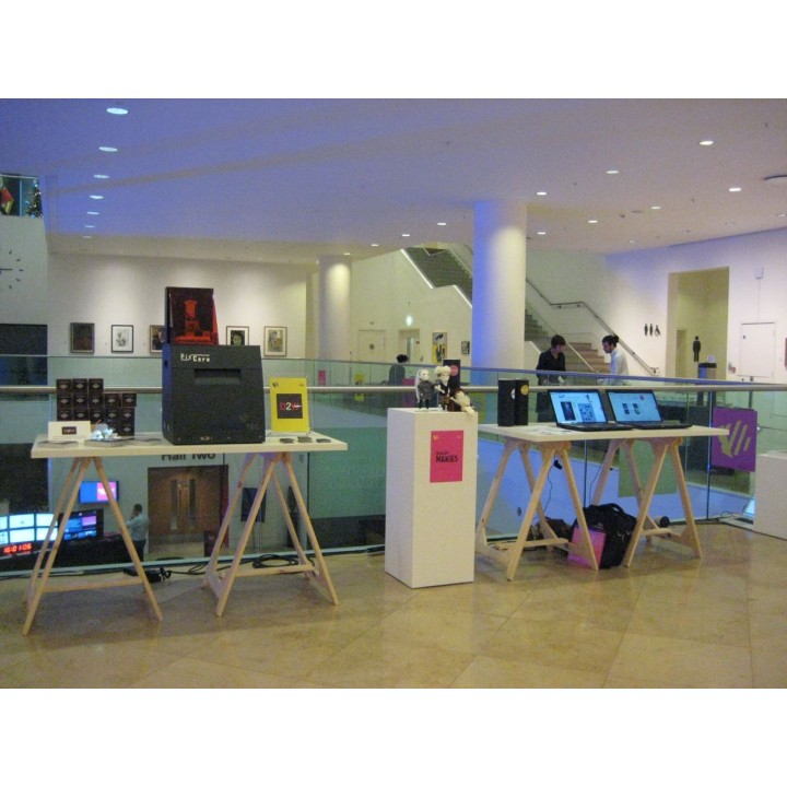 Birch Ply gallery trestles to hire