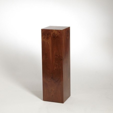 Sapele (Mahogany) Plinth 120H x 30W x 30D cm