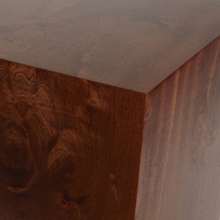 Sapele (Mahogany) Plinth 80H x 40W x 40D cm